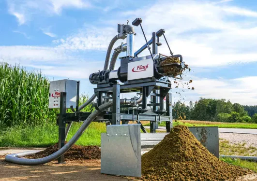 Cепаратор рідкого гною Fliegl TAPIR 375